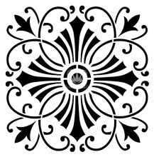 Posh Cross Stencil